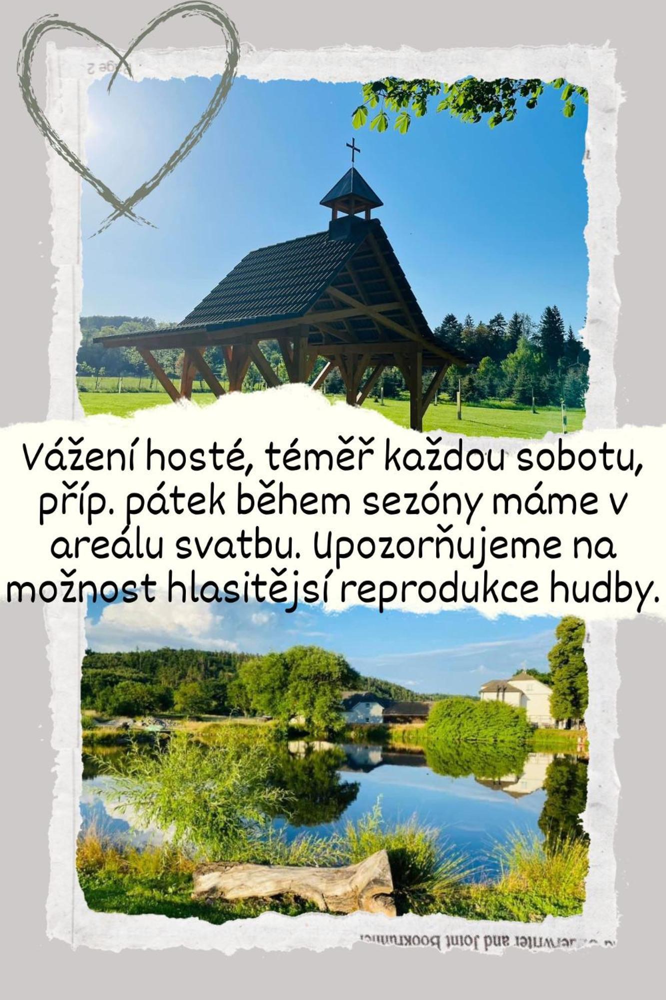 Penzion A Restaurace Belecky Mlyn Pteni Exteriör bild